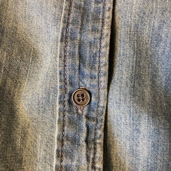 Style & Co. Classic Denim Blouse Size L - Picture 6 of 7